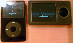 iPod and Zune